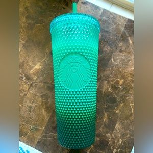 Starbucks Ombré Mint Green Waxberry Bling Studded Tumbler Venti